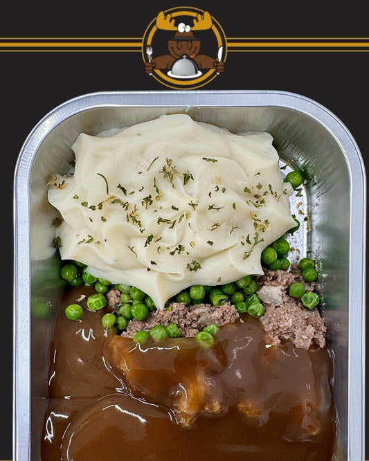 Homemade steak burger