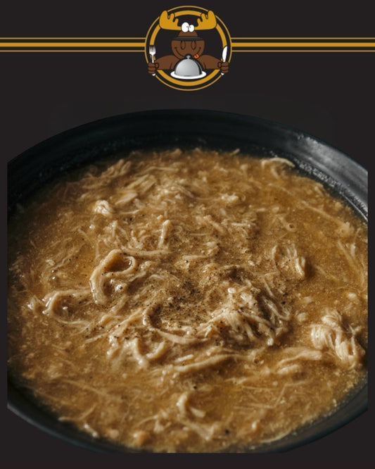 Effilochée de Dinde en sauce