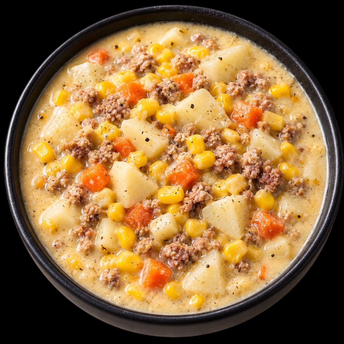 Maple Smoked Bacon Corn Chowder