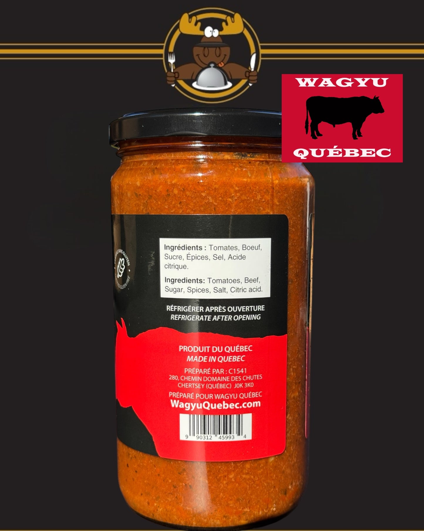 100% Wagyu Beef Spaghetti Sauce Qc