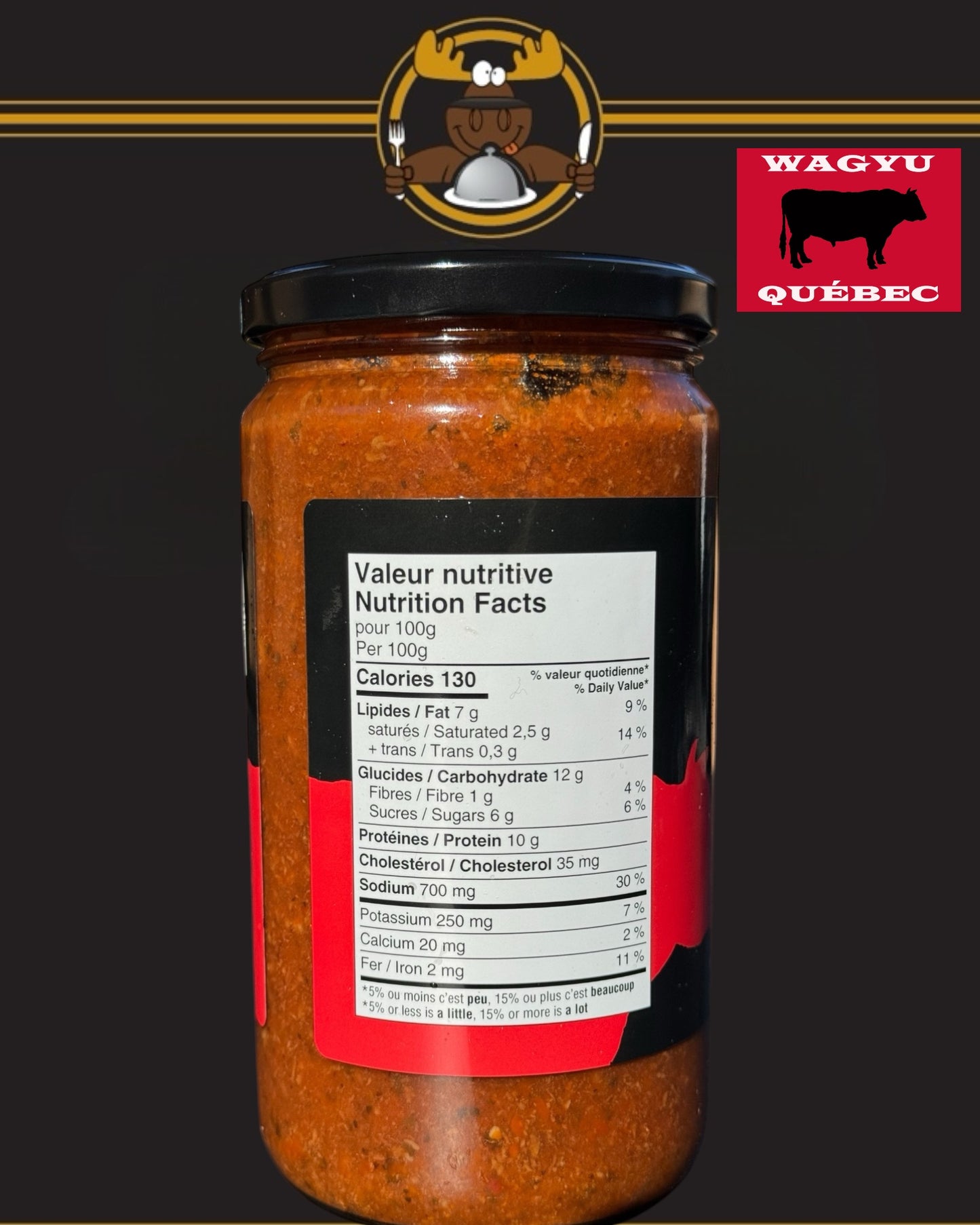 100% Wagyu Beef Spaghetti Sauce Qc