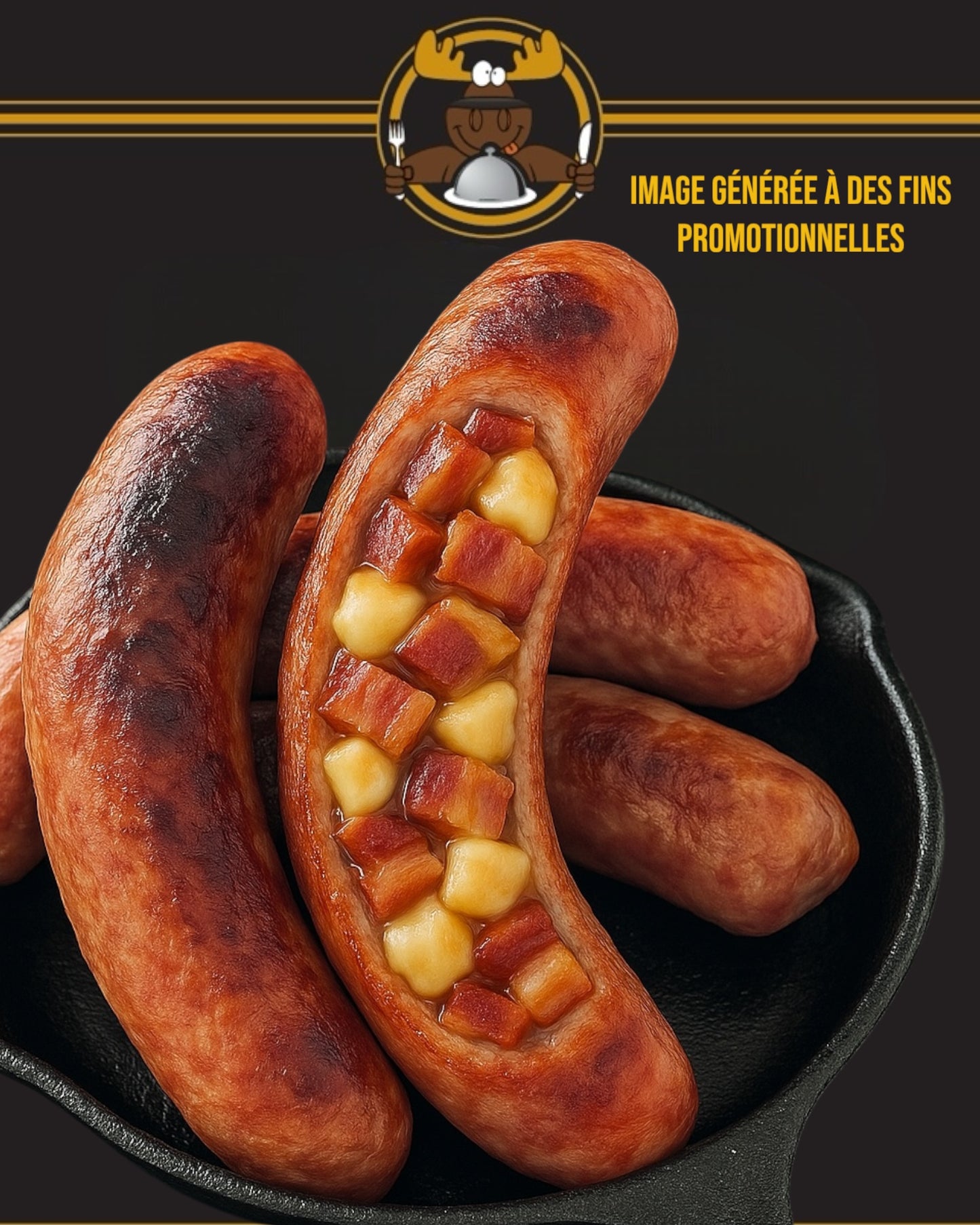 🌭 Saucisse Signature Bacon & Fromage en Grain 🥓🧀