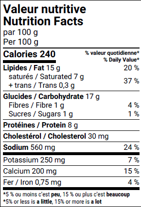 REGULAR Poutine / 1 person