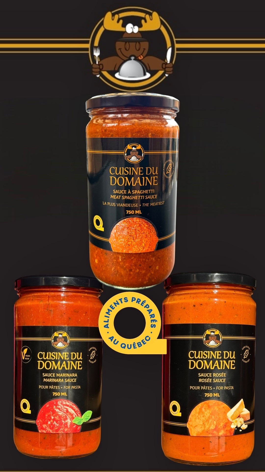 Trio de Sauce Sans gluten 3/33$💥 Livraison INCLUSE