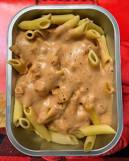 Penne sauce rosée