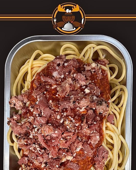 🍝 Spaghetti sauce à la viande & smoked meat de bœuf 🥩