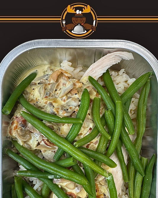 Poulet crémeux à la moutarde et bacon 🥓🍗