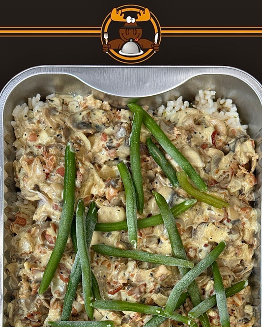 Poulet Crémeux à la Moutarde, Bacon & Champignons – Format familial