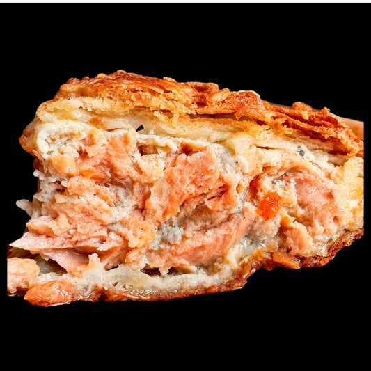 Pâté au saumon – Gros morceaux & sauce hollandaise maison 🐟🥐