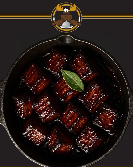 Burnt Ends de porc fumé à l’érable – Prêts pour la saison BBQ!
🔥🥓🍁
