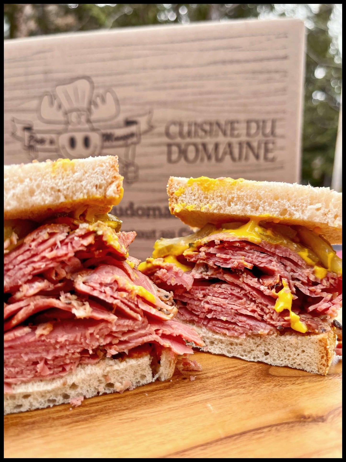 Smoked meat style Montréal